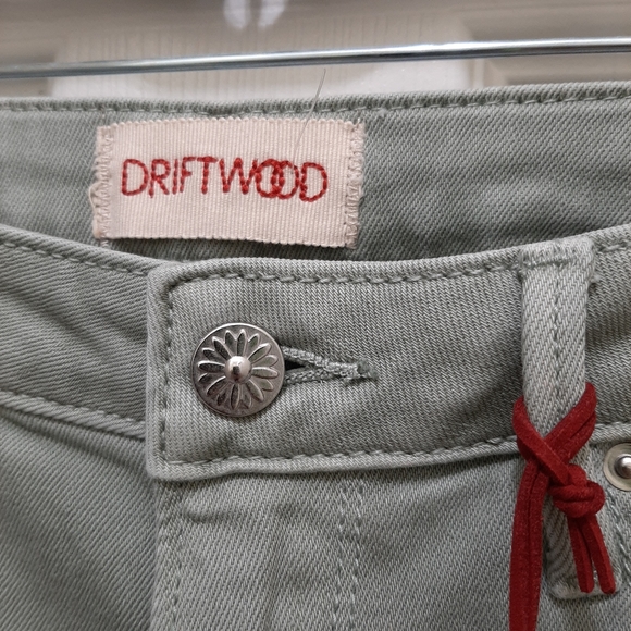 DRIFTWOOD Jeans New Driftwood Colette Embroidered Cuff Jeans 28